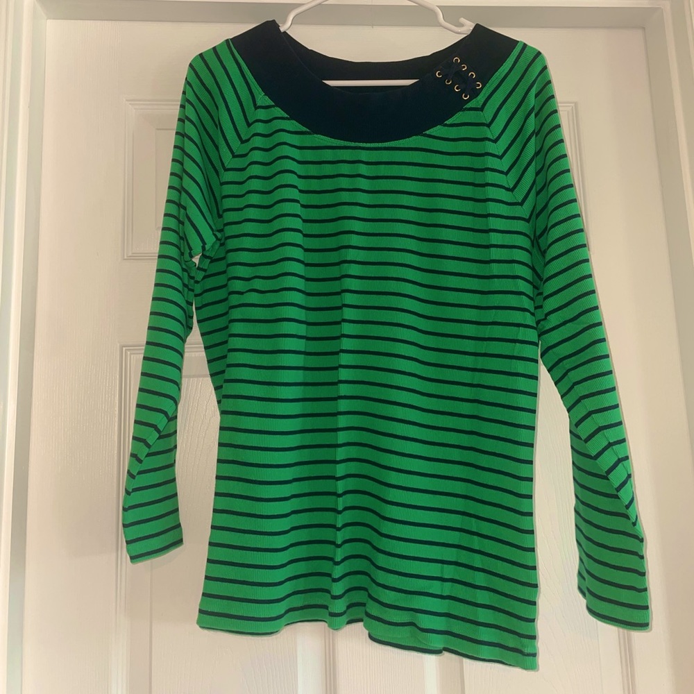 Green/Blue Lauren by Ralph Lauren Top/Sweater